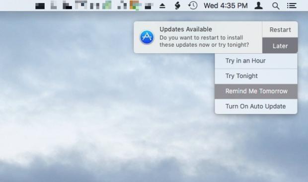 most recent software update for mac